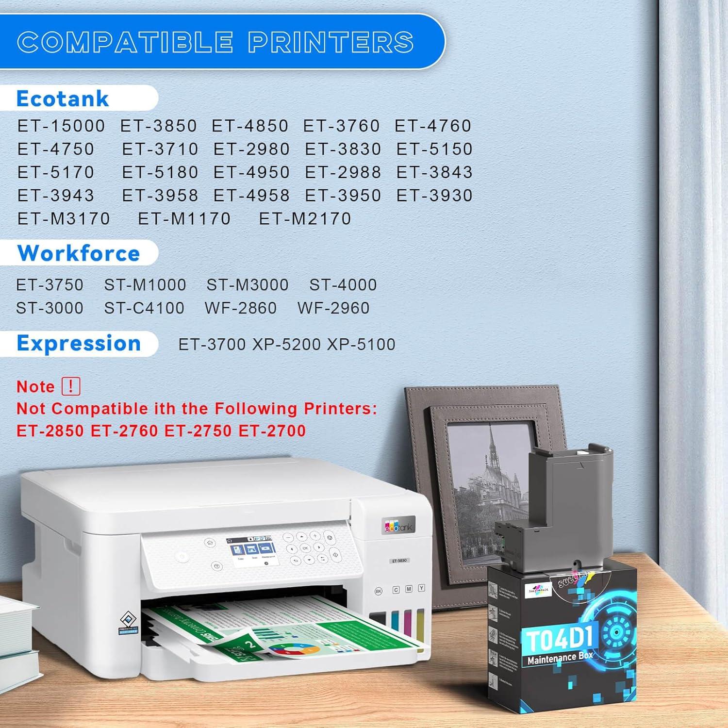 Caja de Mantenimiento de Tinta T04D1 para EcoTank Epson