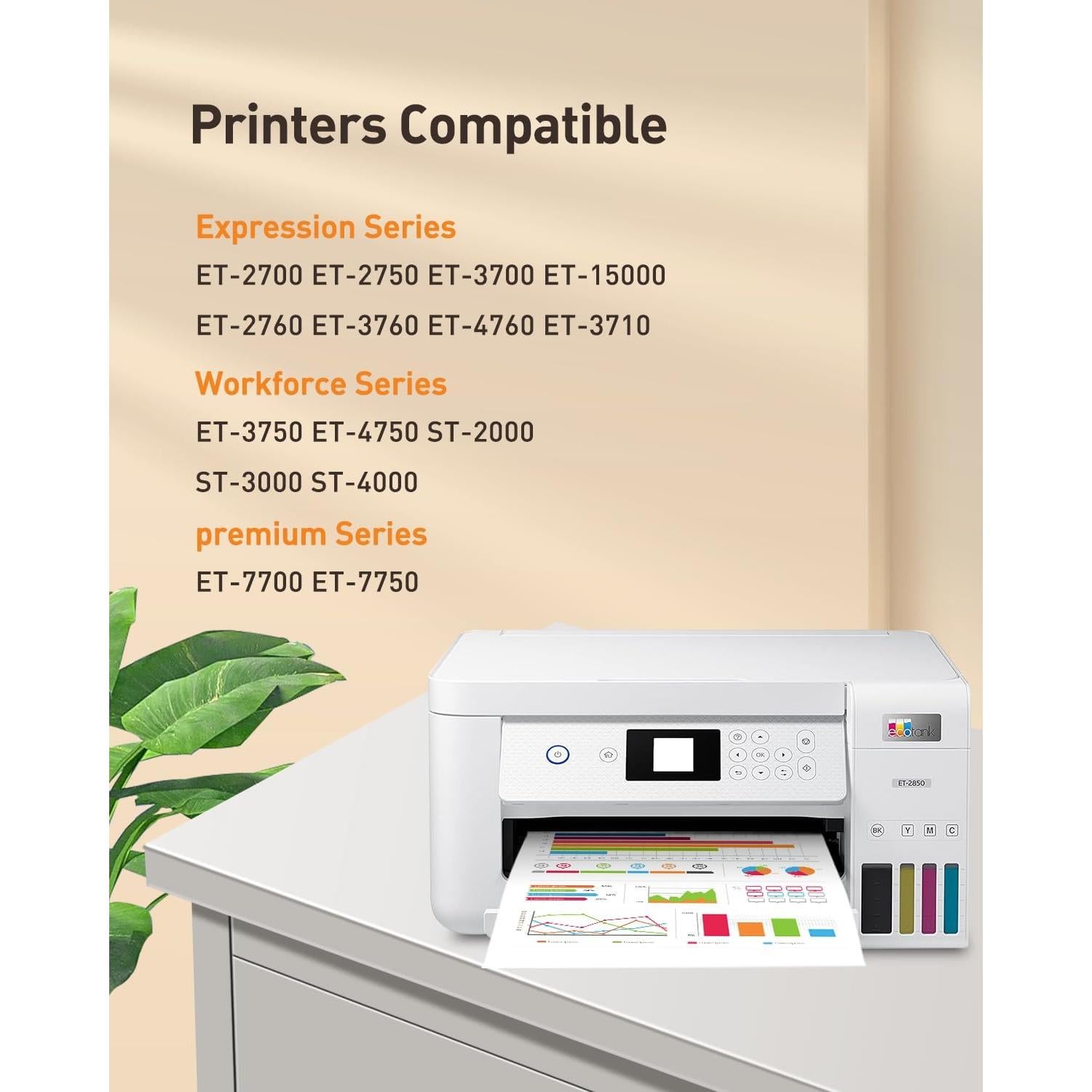 Tinta Negra Pigmento InkXwise 502 para Epson Ecotank - 3 Botellas