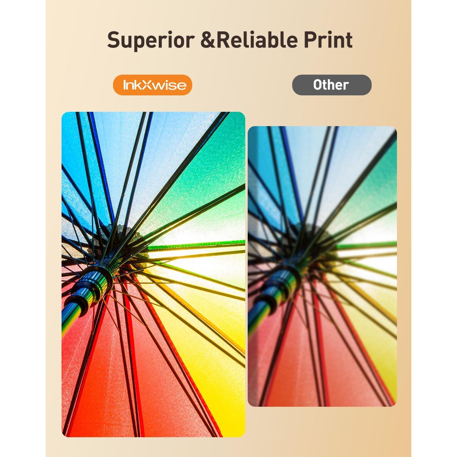 Tinta Negra Pigmento InkXwise 502 para Epson Ecotank - 3 Botellas