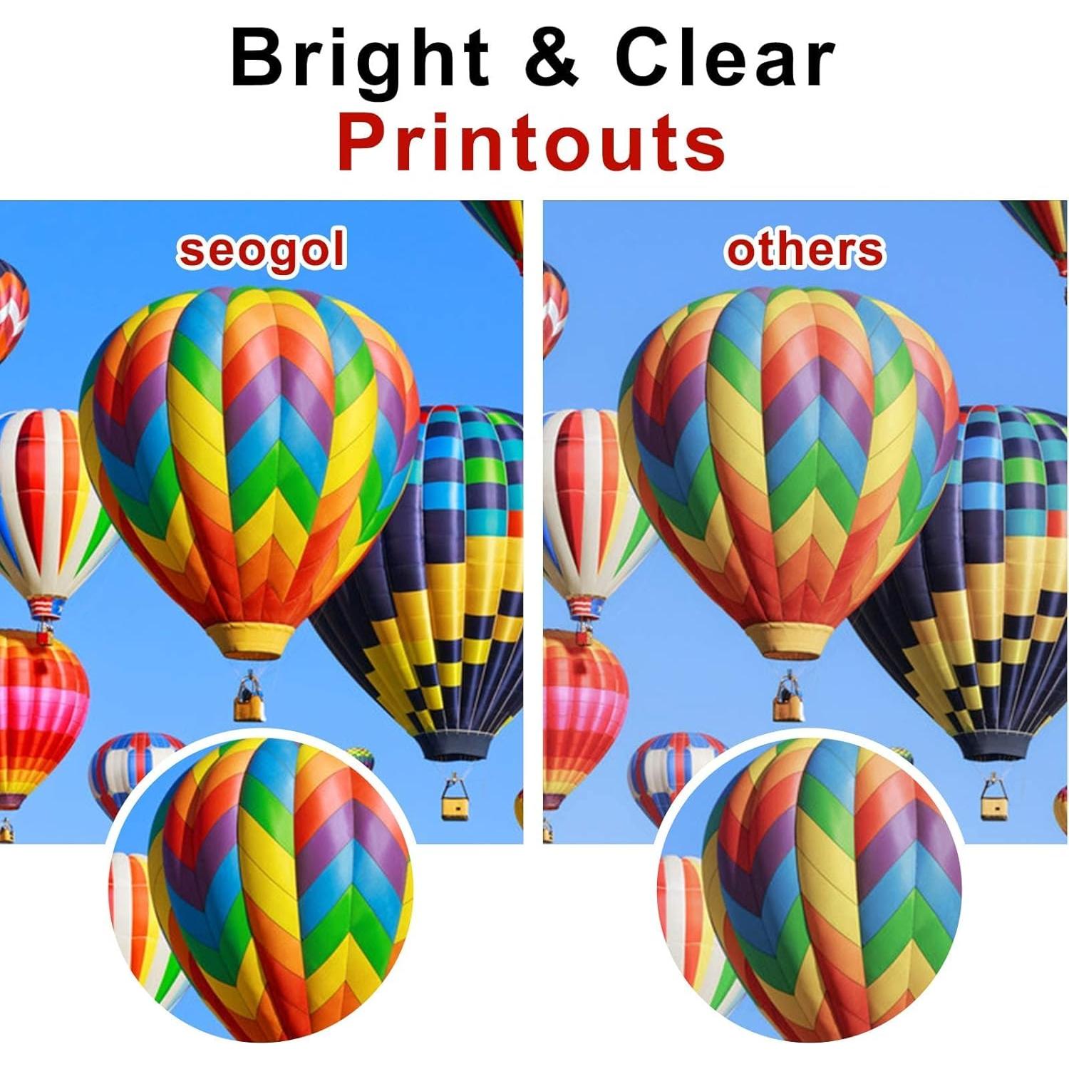 Botellas de Tinta de Recarga SGL Tech T502 para Ecotank 4 Pack