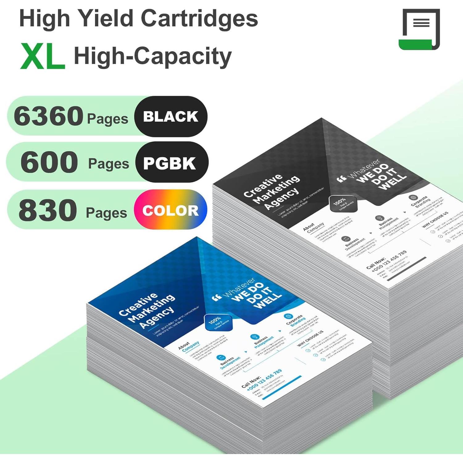 Paquete de 10 cartuchos de tinta CINKCOCO para Canon 280 281