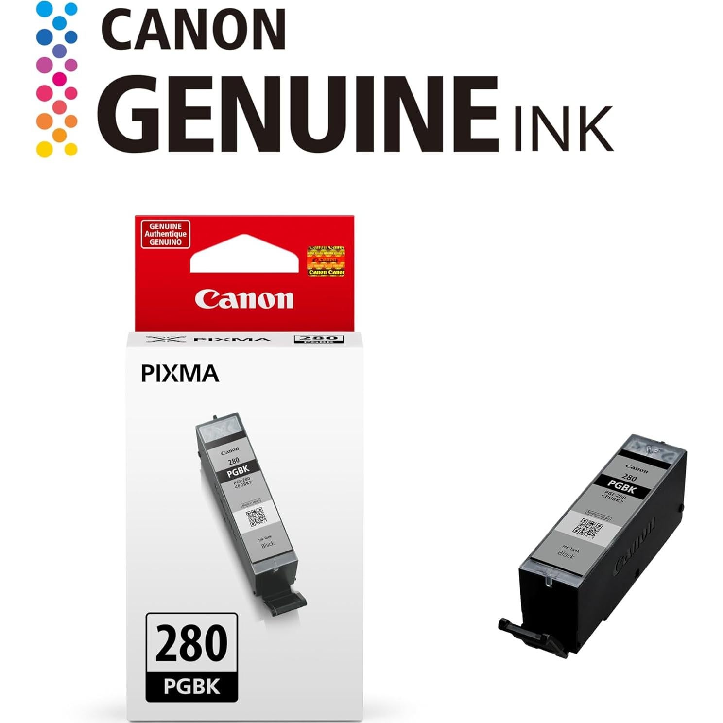 Tinta Negra Pigmentada Canon PGI-280 para Impresoras