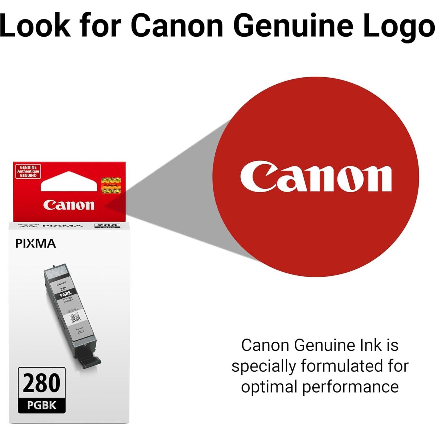 Tinta Negra Pigmentada Canon PGI-280 para Impresoras