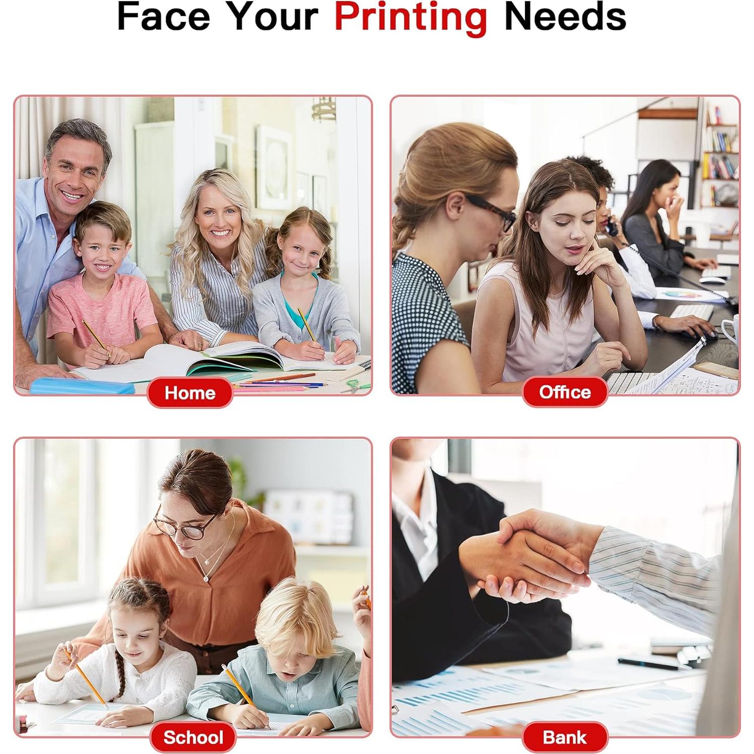 Cartuchos de Tinta Acaves 280 281 XXL 6 Paquete para Canon