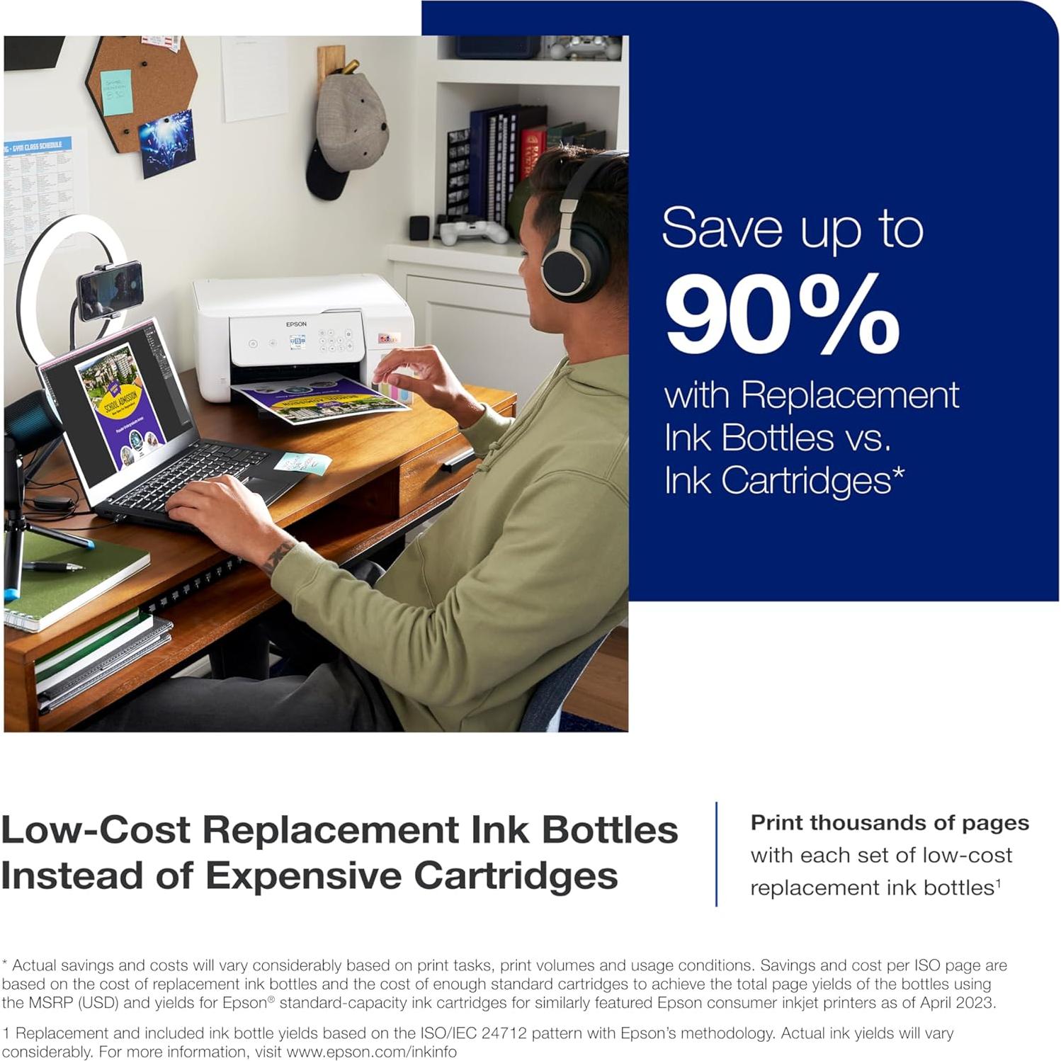 Escáner portátil Epson Workforce ES-50 + Impresora EcoTank ET-2800