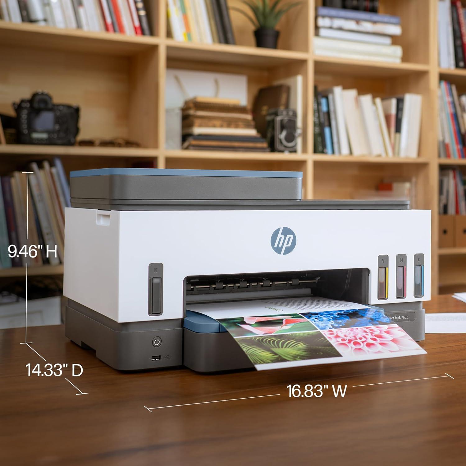 Impresora Multifuncional HP Smart Tank 7602 Inalámbrica