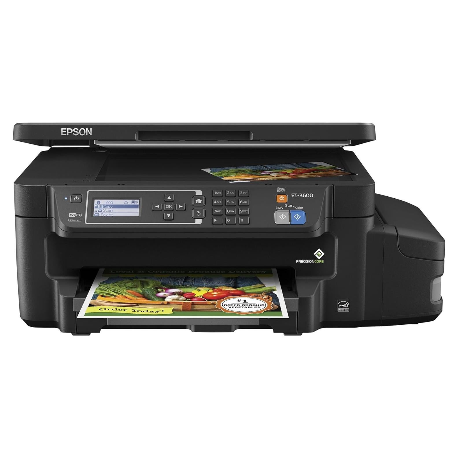 Impresora Inalámbrica Epson EcoTank ET-3600 Todo-en-Uno