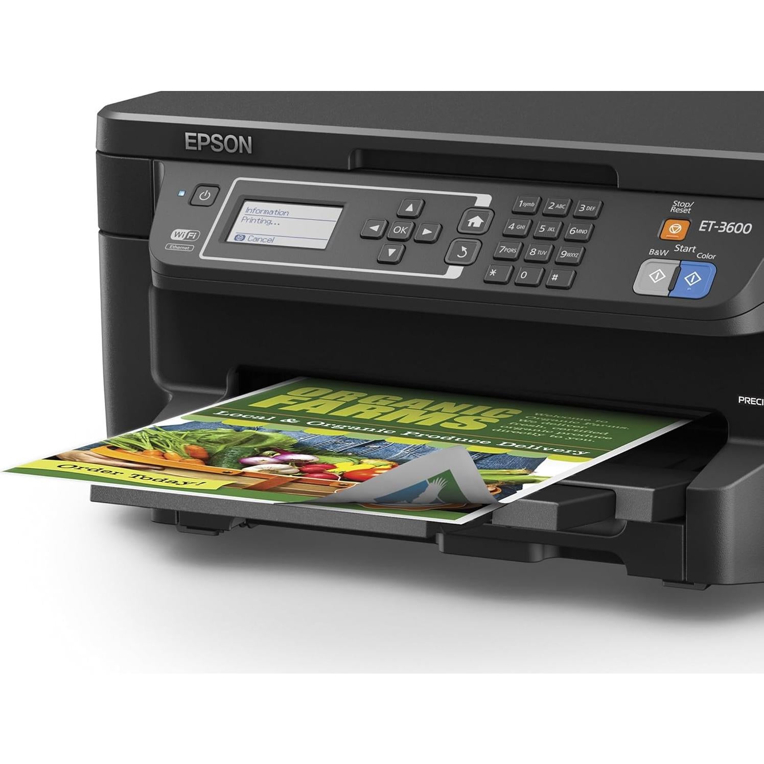 Impresora Inalámbrica Epson EcoTank ET-3600 Todo-en-Uno
