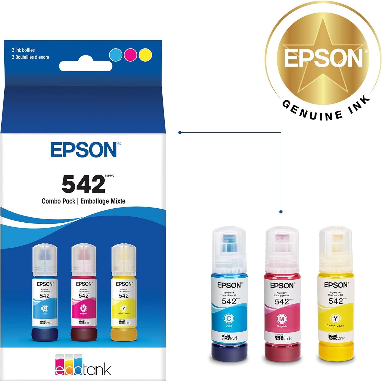 Tinta Botella Epson EcoTank T542520-S Ultra Alta Capacidad