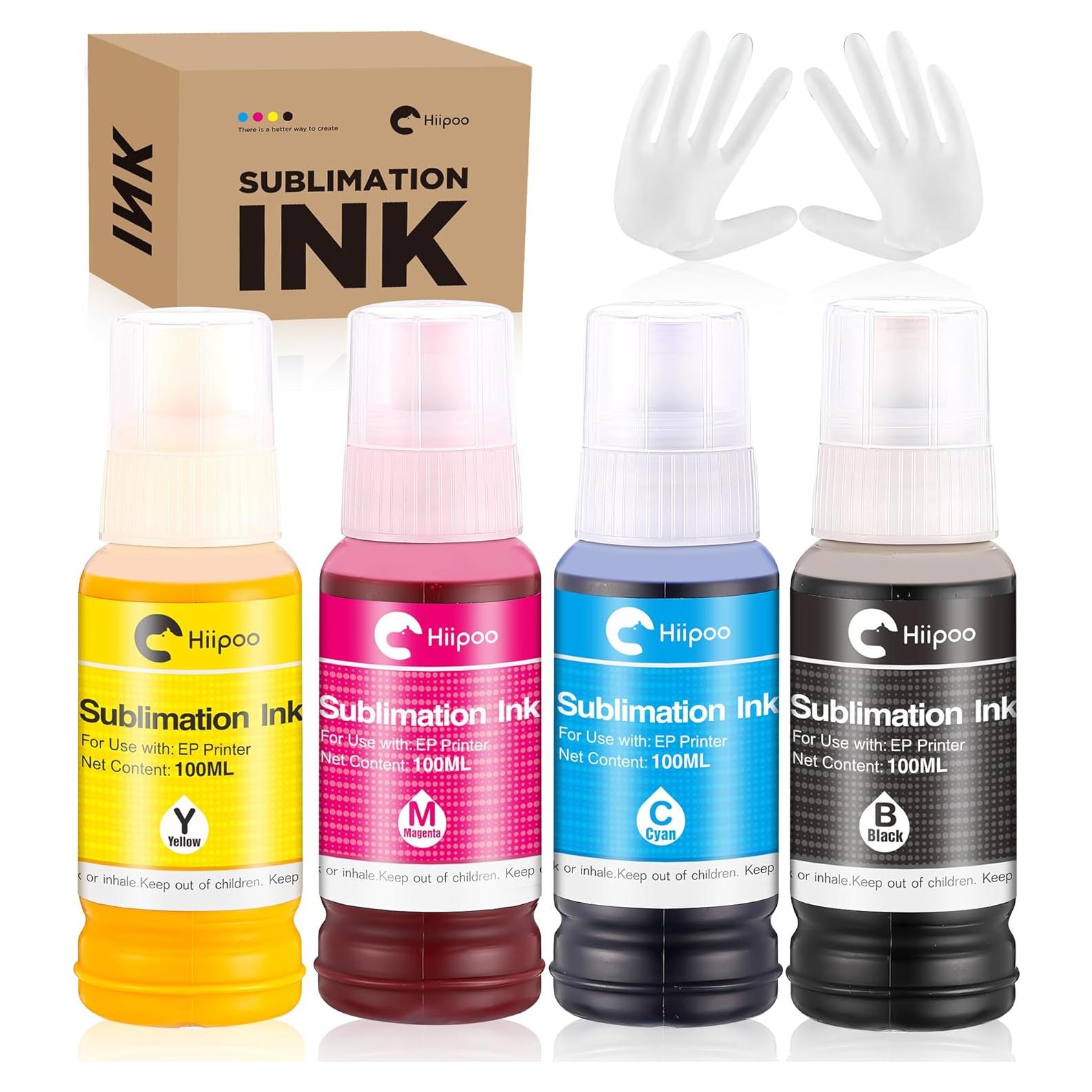 Tinta de Sublimación Hiipoo 522 para Impresoras ET-2720 ET-2760