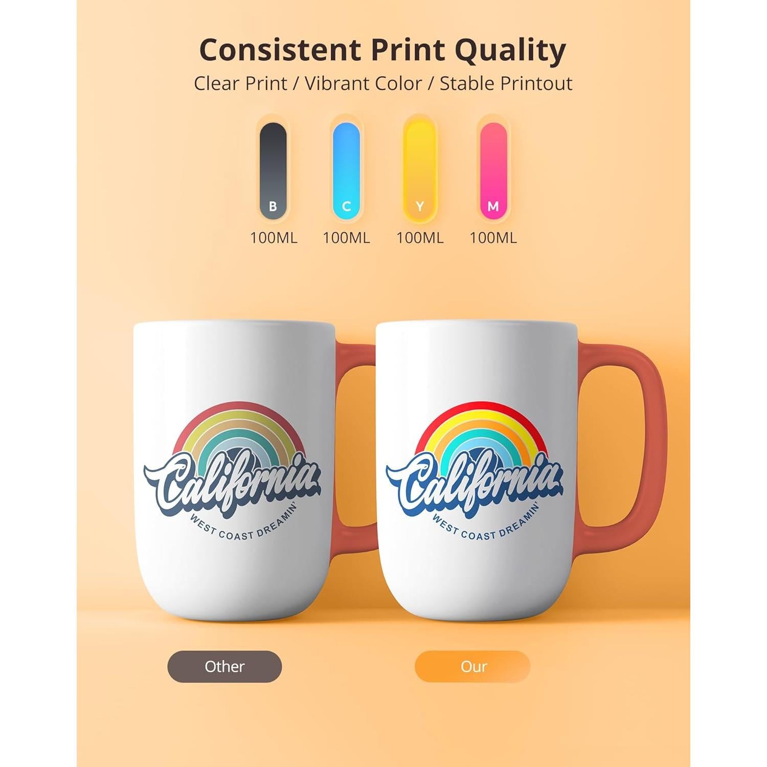 Tinta de Sublimación Hiipoo 522 para Impresoras ET-2720 ET-2760