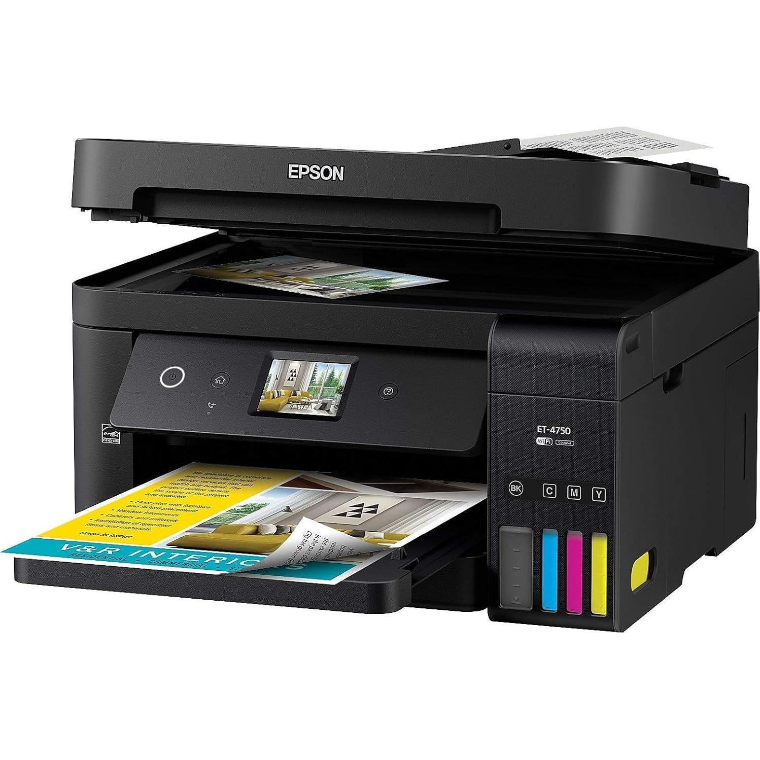 Impresora Multifuncional Epson WorkForce ET-4750 EcoTank