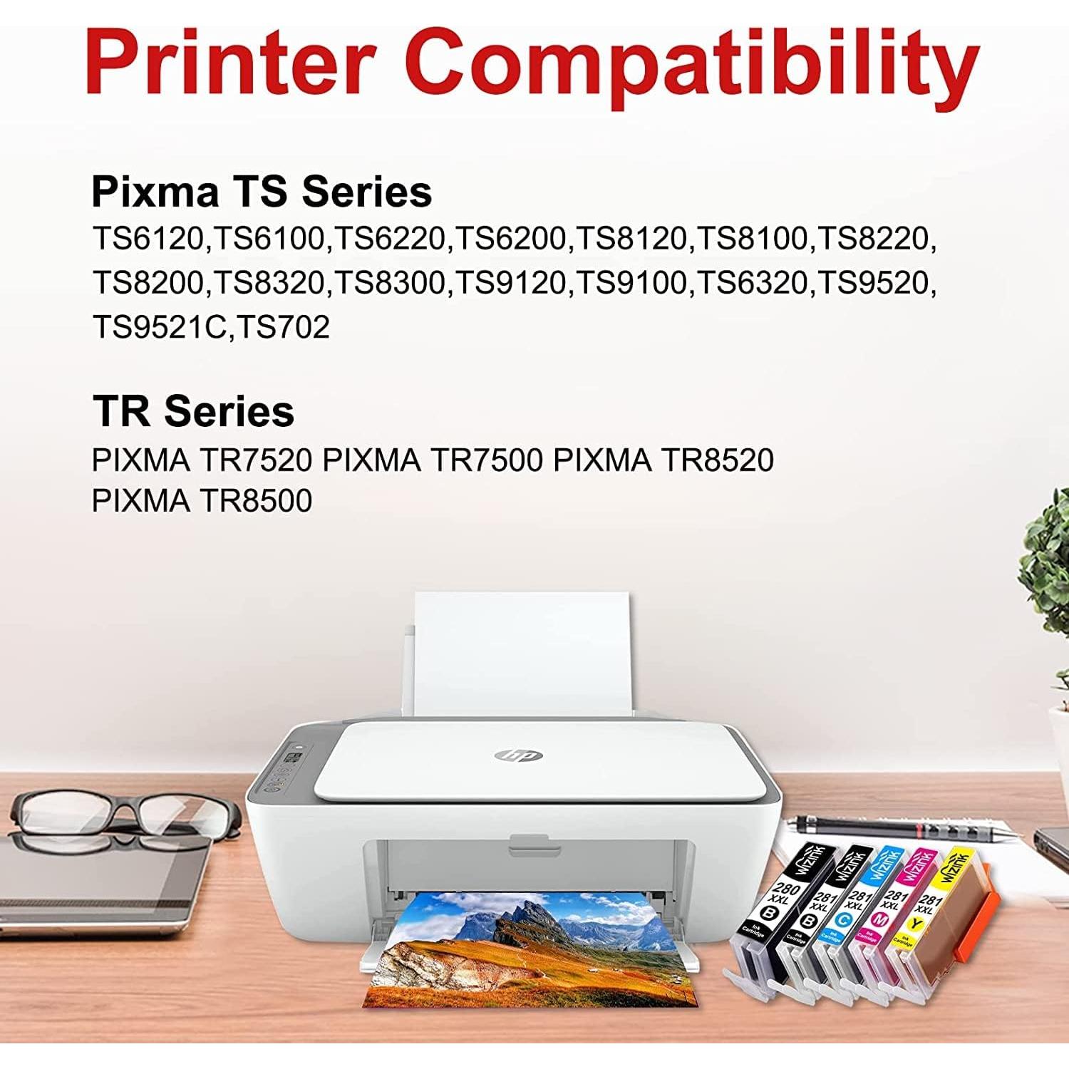 Cartucho de Tinta WIZINK Compatible Canon 280 281 XXL - 5 Piezas