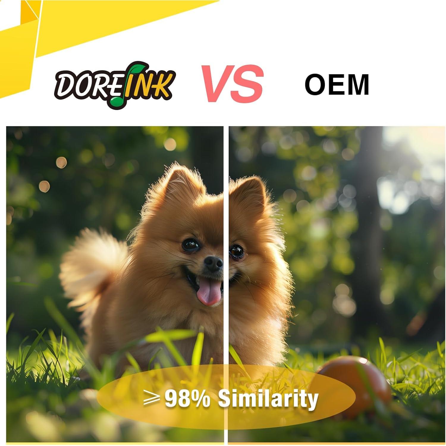 Paquete de 9 Cartuchos de Tinta DOREINK Compatible Canon 281