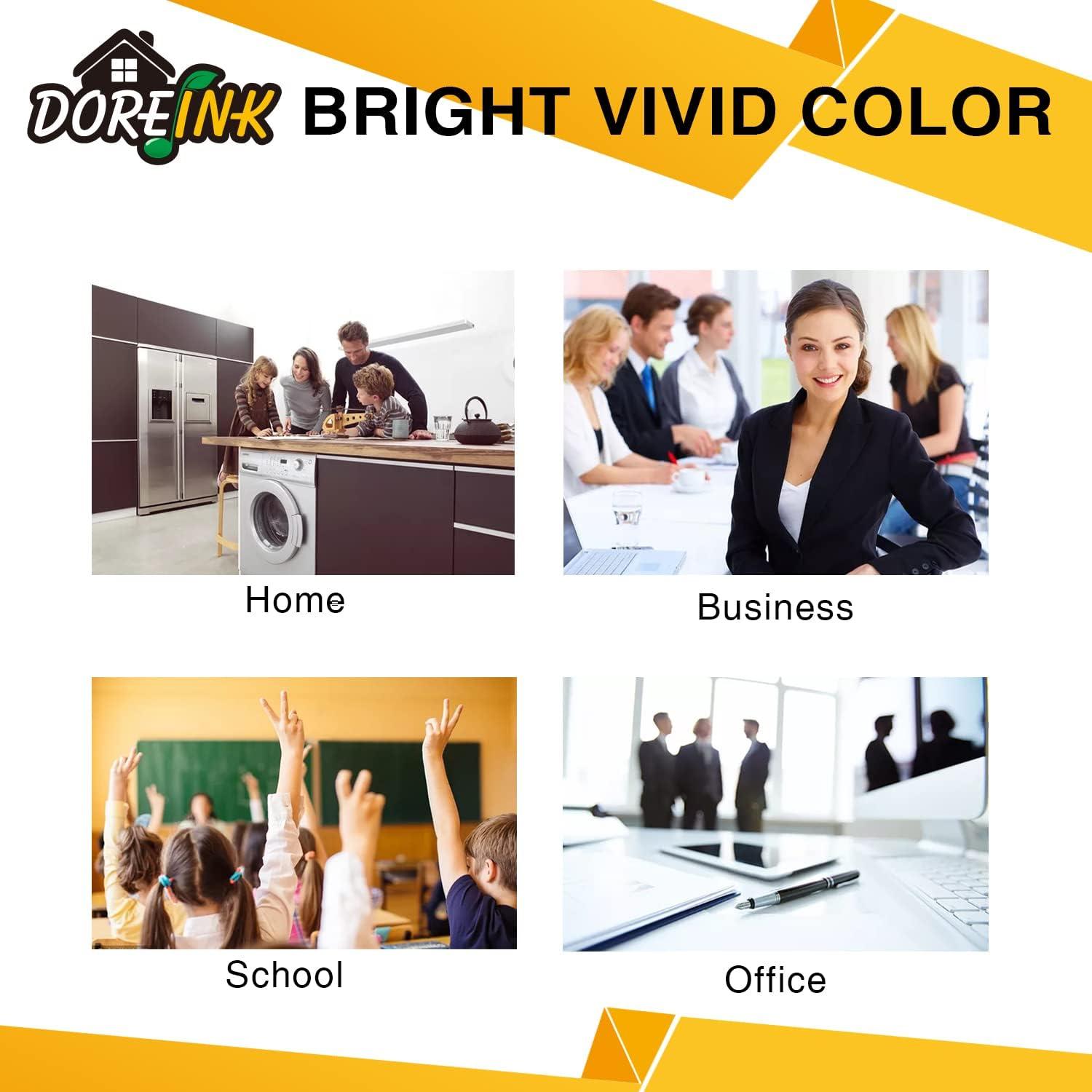 Paquete de 9 Cartuchos de Tinta DOREINK Compatible Canon 281