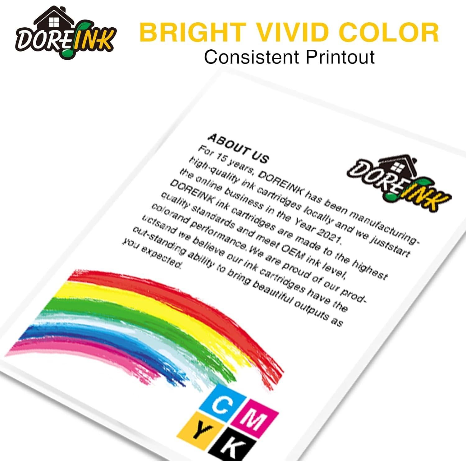 Paquete de 9 Cartuchos de Tinta DOREINK Compatible Canon 281