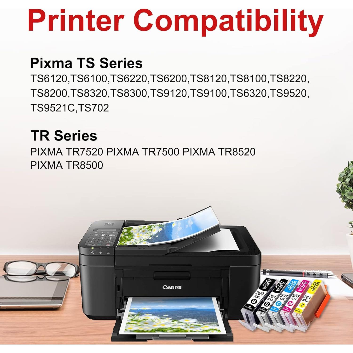 Cartuchos de Tinta Compatible Canon 280 281 XXL Wizink