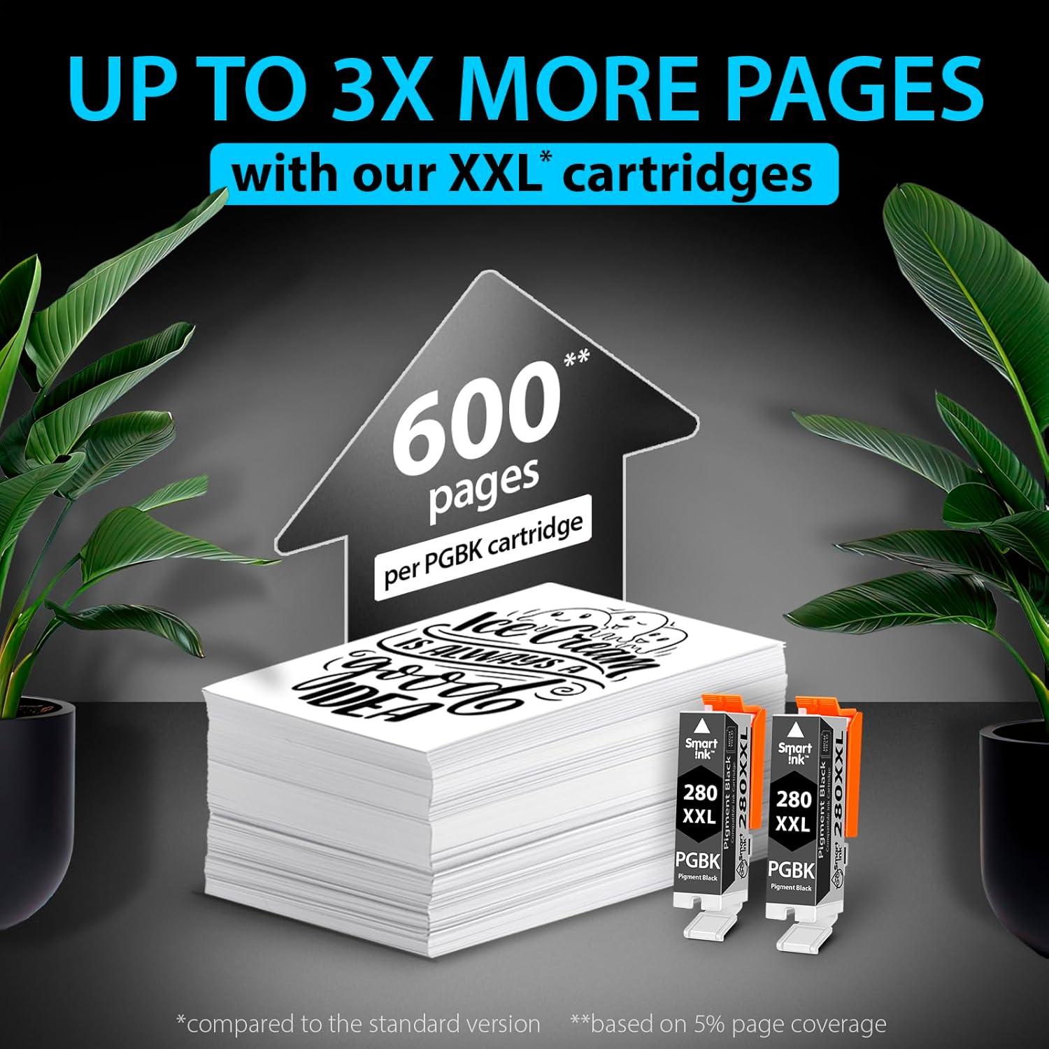 Cartucho de Tinta Compatible Smart Ink 280XXL para Canon - 2 PGBK