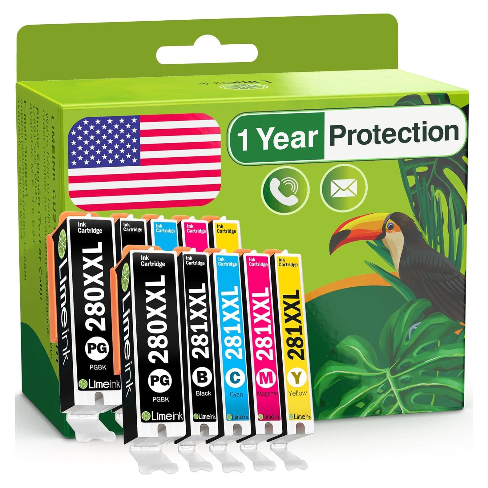 Cartuchos de tinta Limeink compatibles Canon PGI-280XXL CLI-281XXL