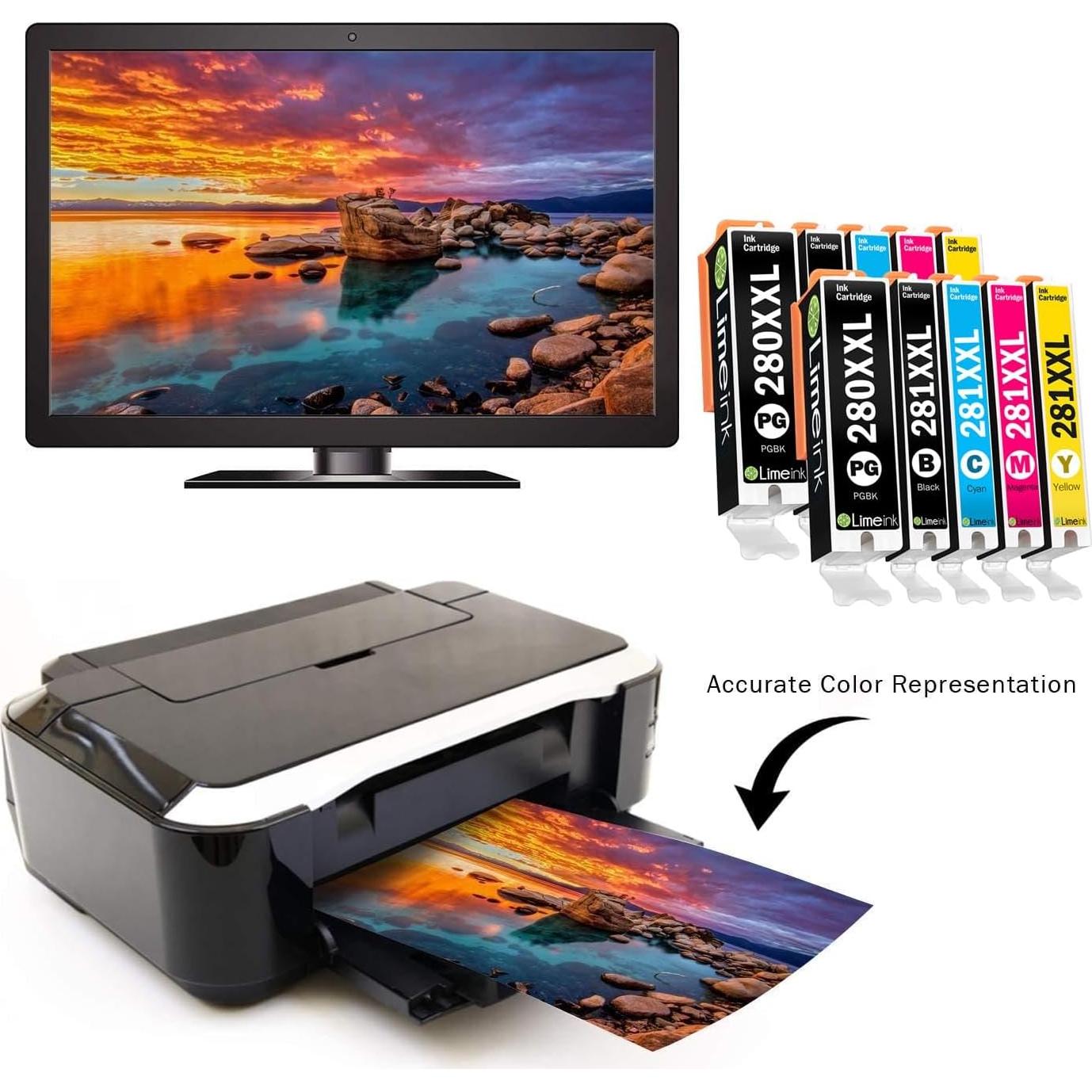 Cartuchos de tinta Limeink compatibles Canon PGI-280XXL CLI-281XXL