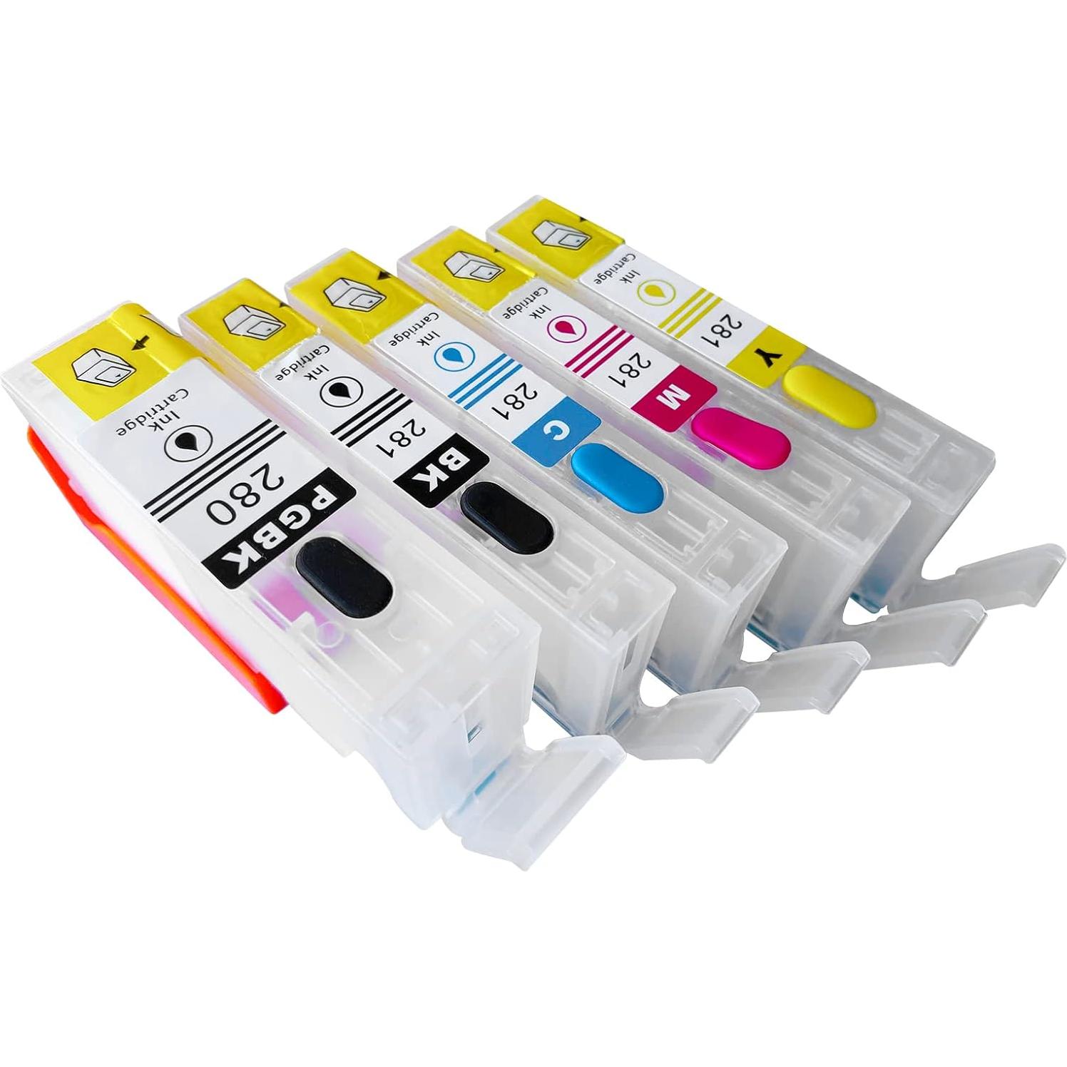 Cartuchos de Tinta Rellenables HEMEI PGI-280XXL CLI-281XXL