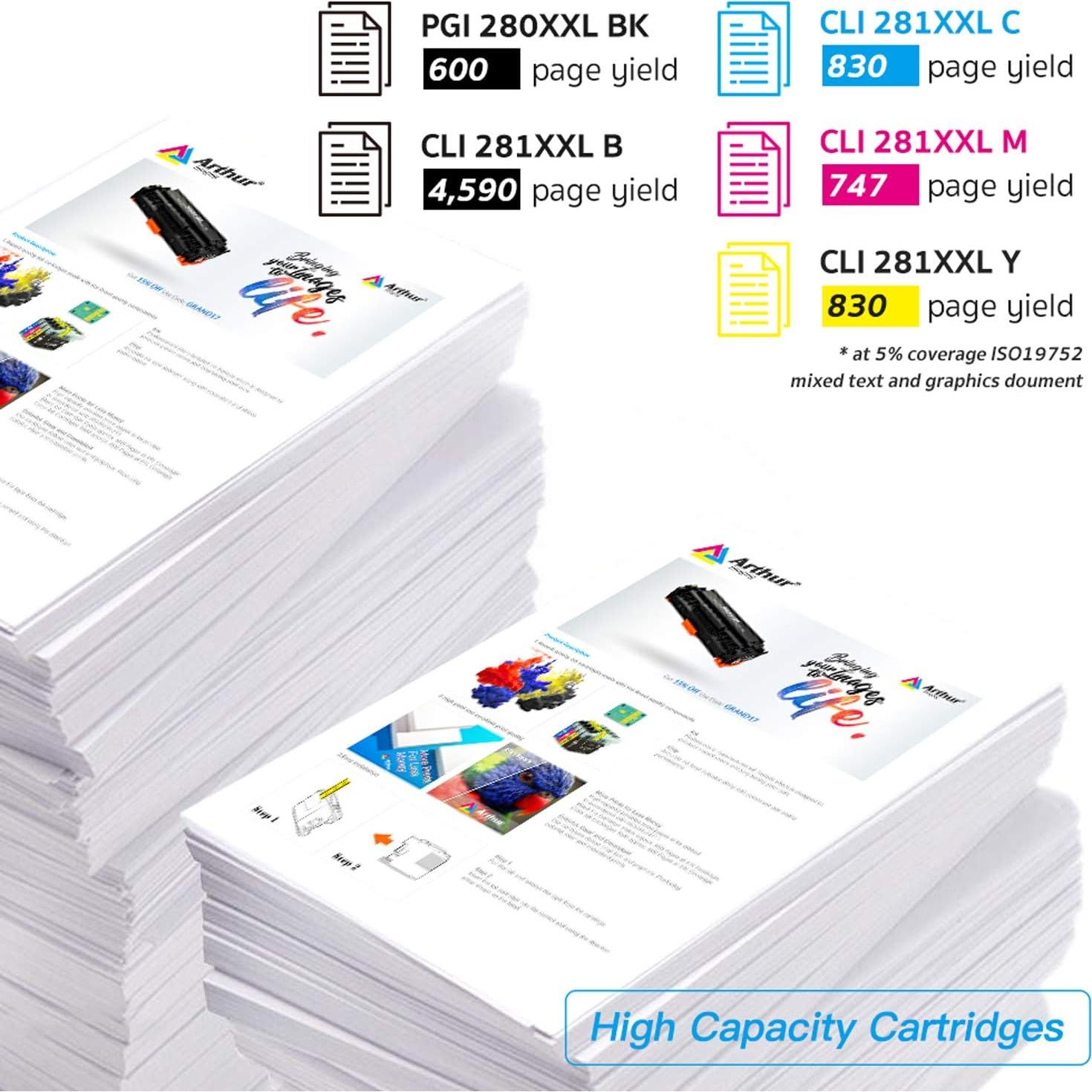 Cartuchos de tinta compatibles Arthur Imaging para Canon 10 unidades