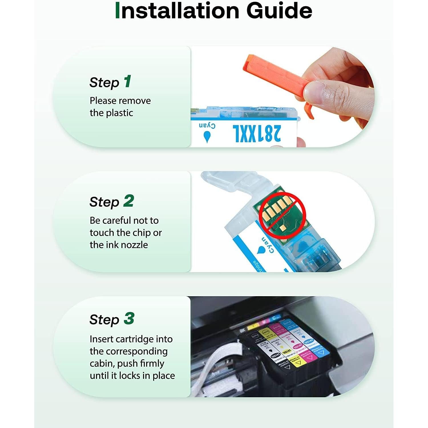 Cartuchos de Tinta Compatible Canon 280 281 OSIR - Paquete de 5