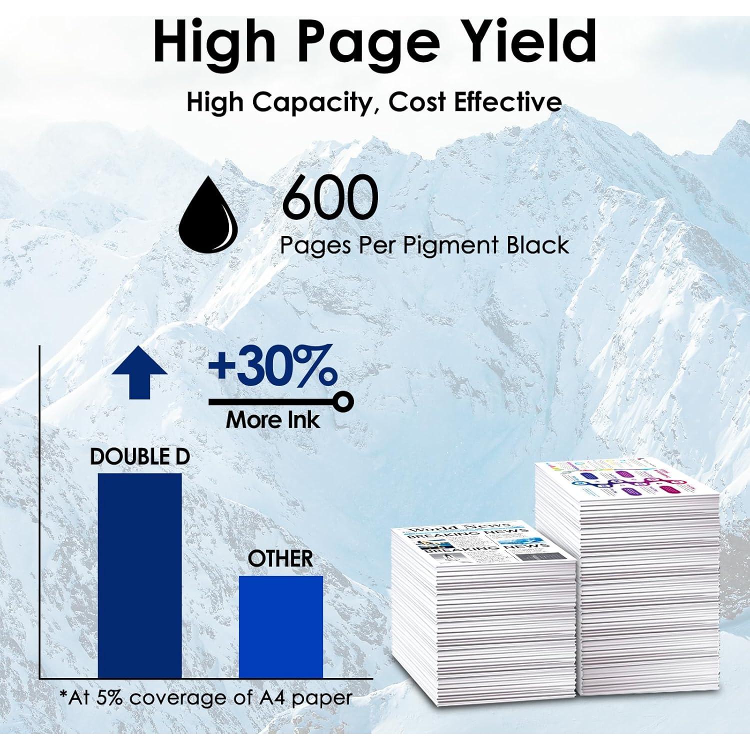 Cartucho de Tinta Compatible Double D 280 PGBK 3 Unidades