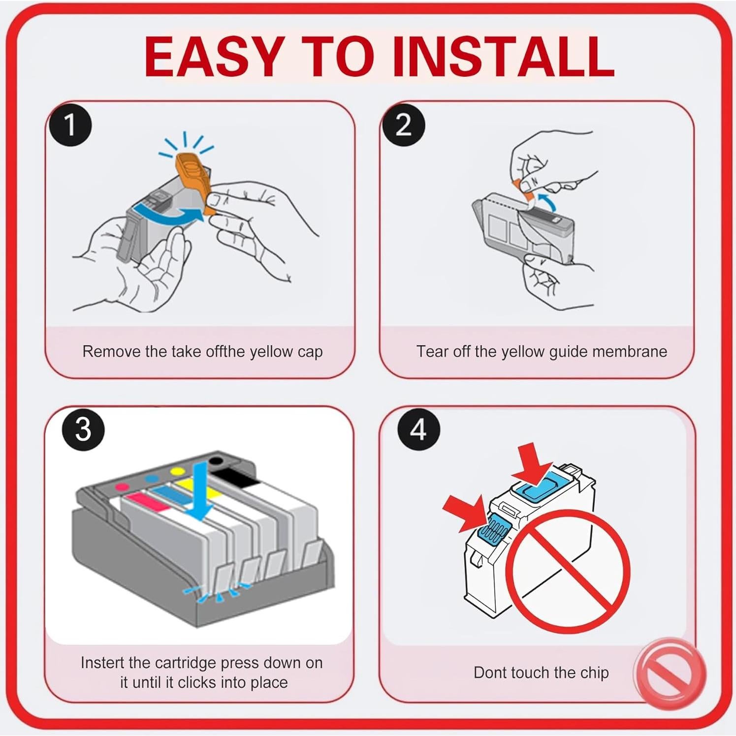 Cartucho de Tinta MR.INK PGI-280 XXL / CLI-281 XXL 5 Colores