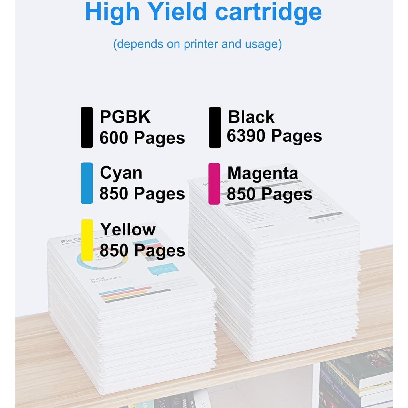 Cartuchos de tinta OGOUGUAN PGI-280XXL y CLI-281XXL - Paquete 5 colores