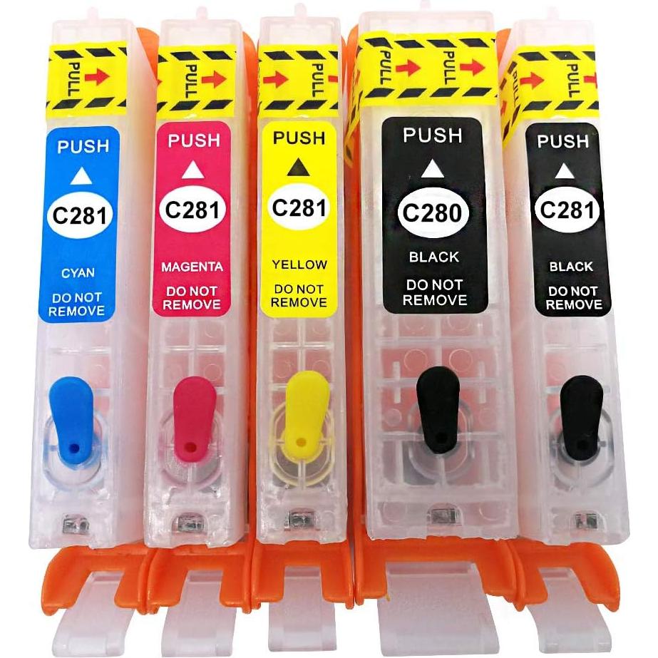 Cartucho de Tinta Recargable Canon PGI-280XXL CLI-281XXL 500ml