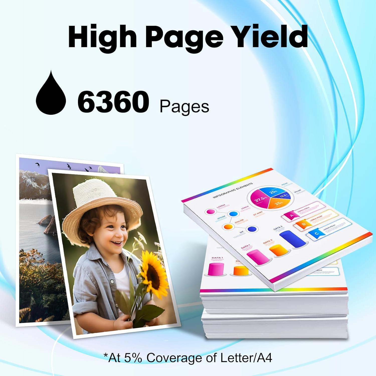 Cartuchos de Tinta Negra XXL Miss Deer CLI-281 para Canon