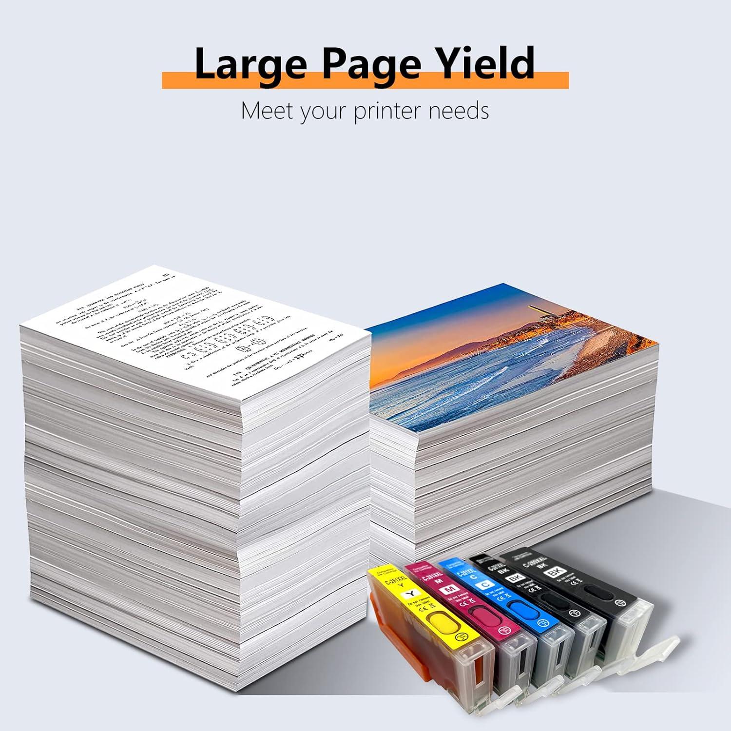 Cartuchos de Tinta Recargables HEMEI PGI-280XXL CLI-281XXL 5 Colores