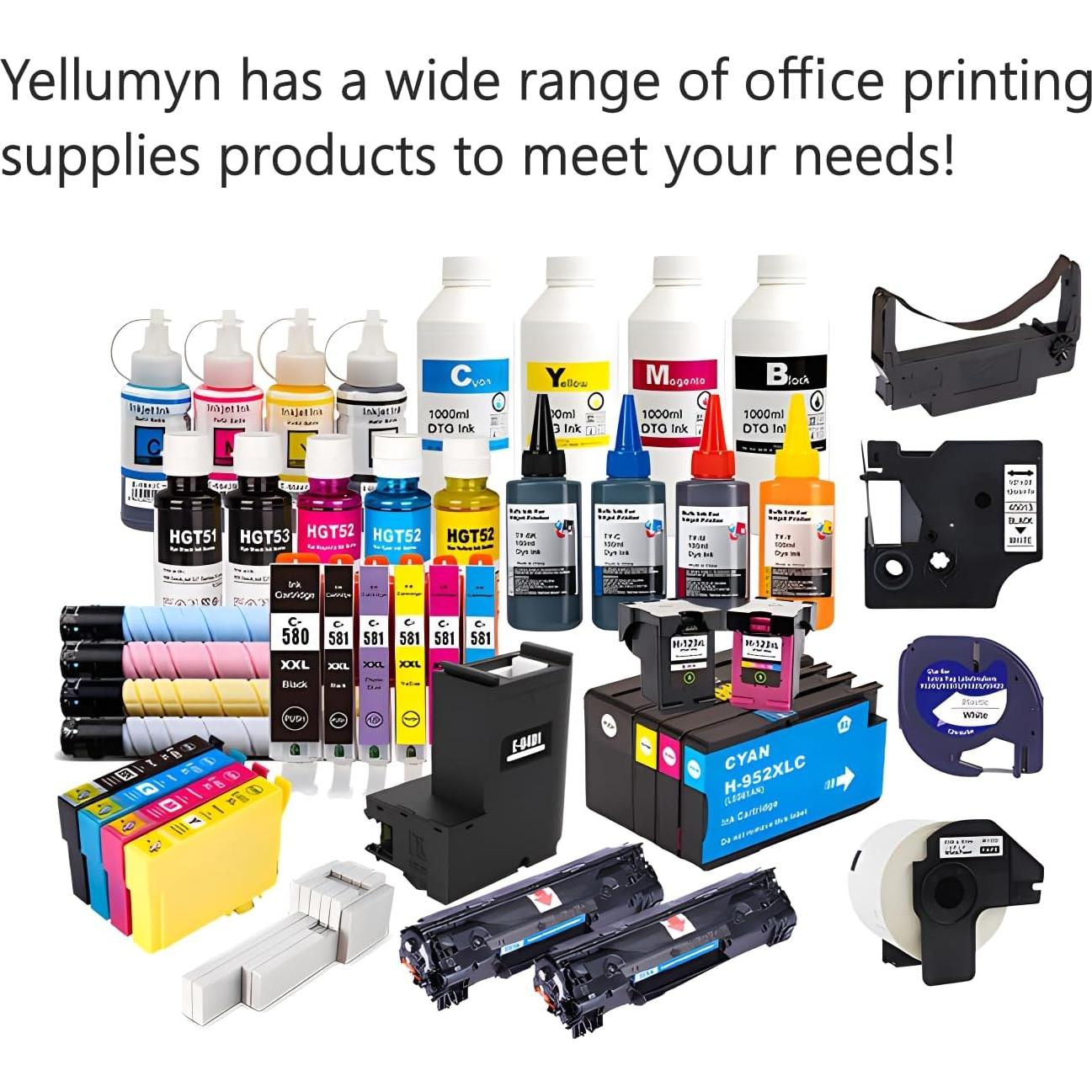 Cartuchos de Tinta Compatible Yellumyn 280 281 XXL - Paquete de 5