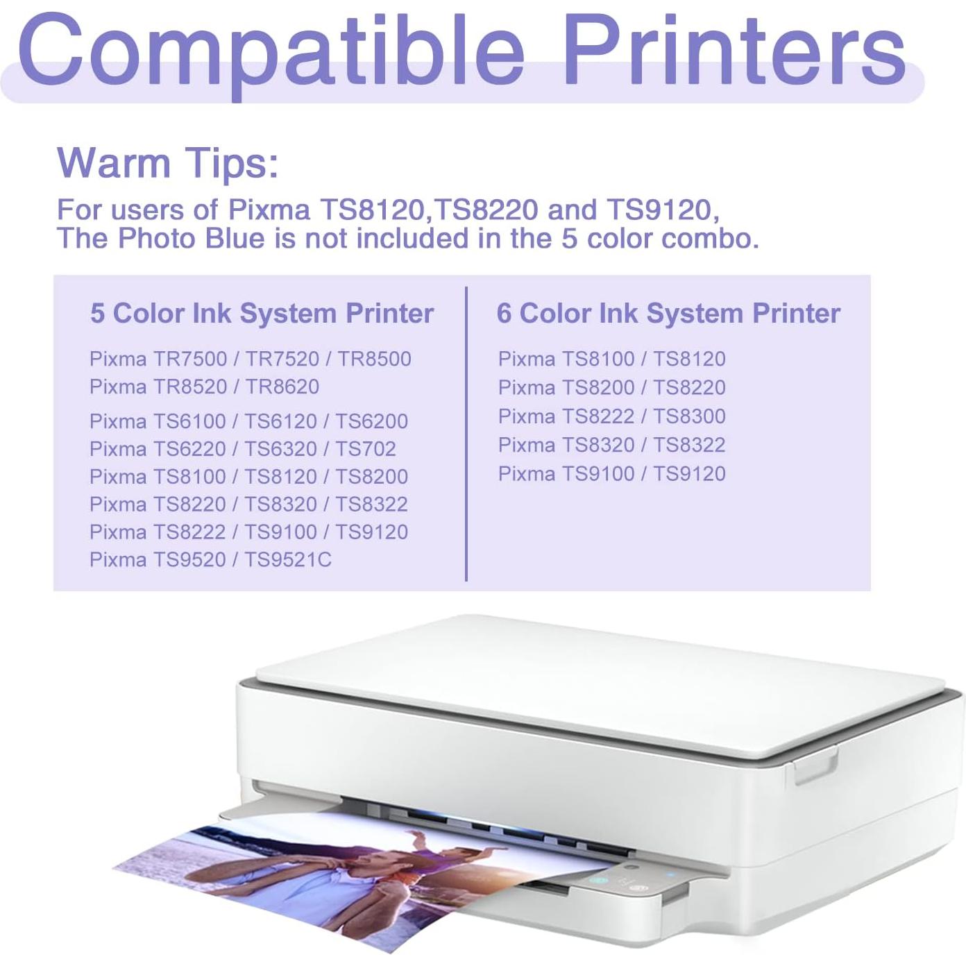 Cartuchos de Tinta RETCH Compatibles Canon 280 281 XXL 15 Paquete