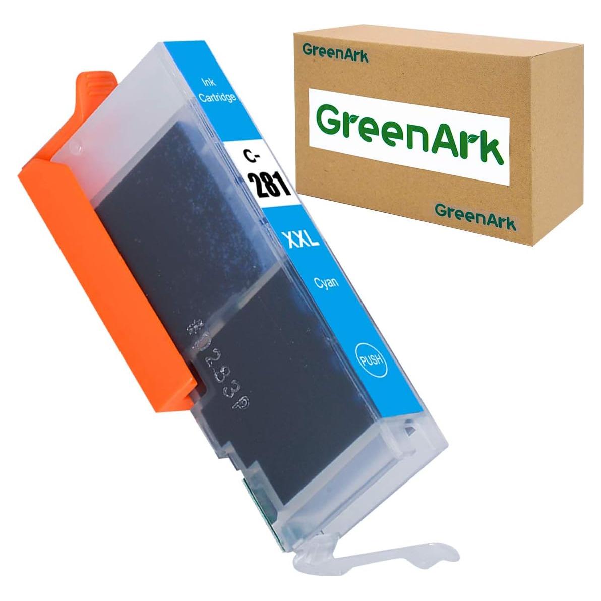 Cartucho de Tinta Cian GREENARK CLI-281 XXL Compatible