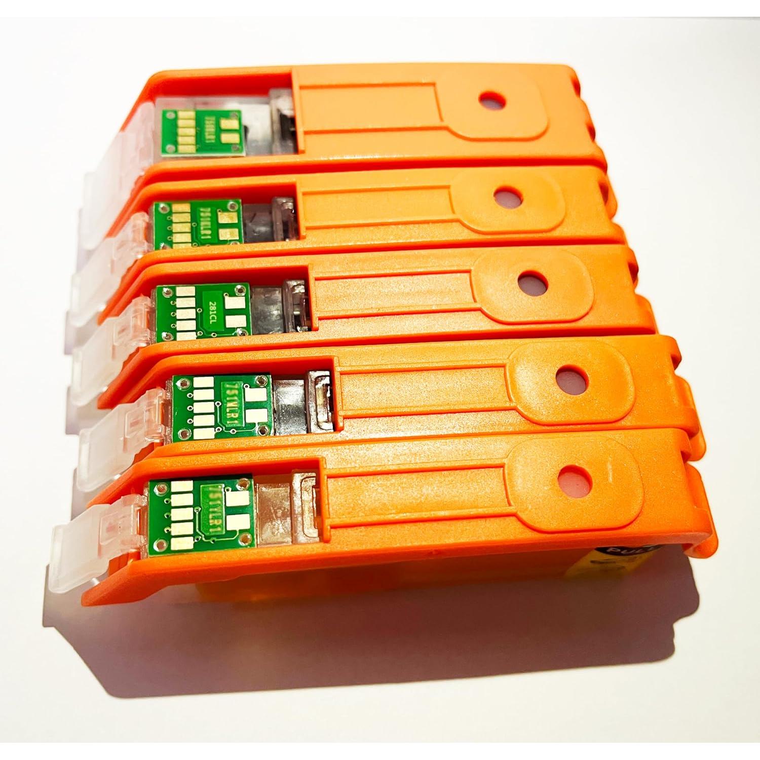 Cartuchos de tinta recargables Canon PGI-280XL CLI-281XL para impresoras