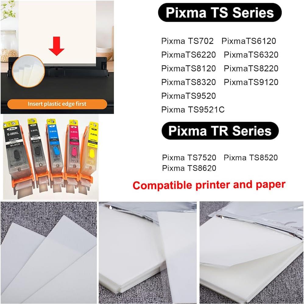 Cartuchos de tinta recargables Canon PGI-280XL CLI-281XL para impresoras