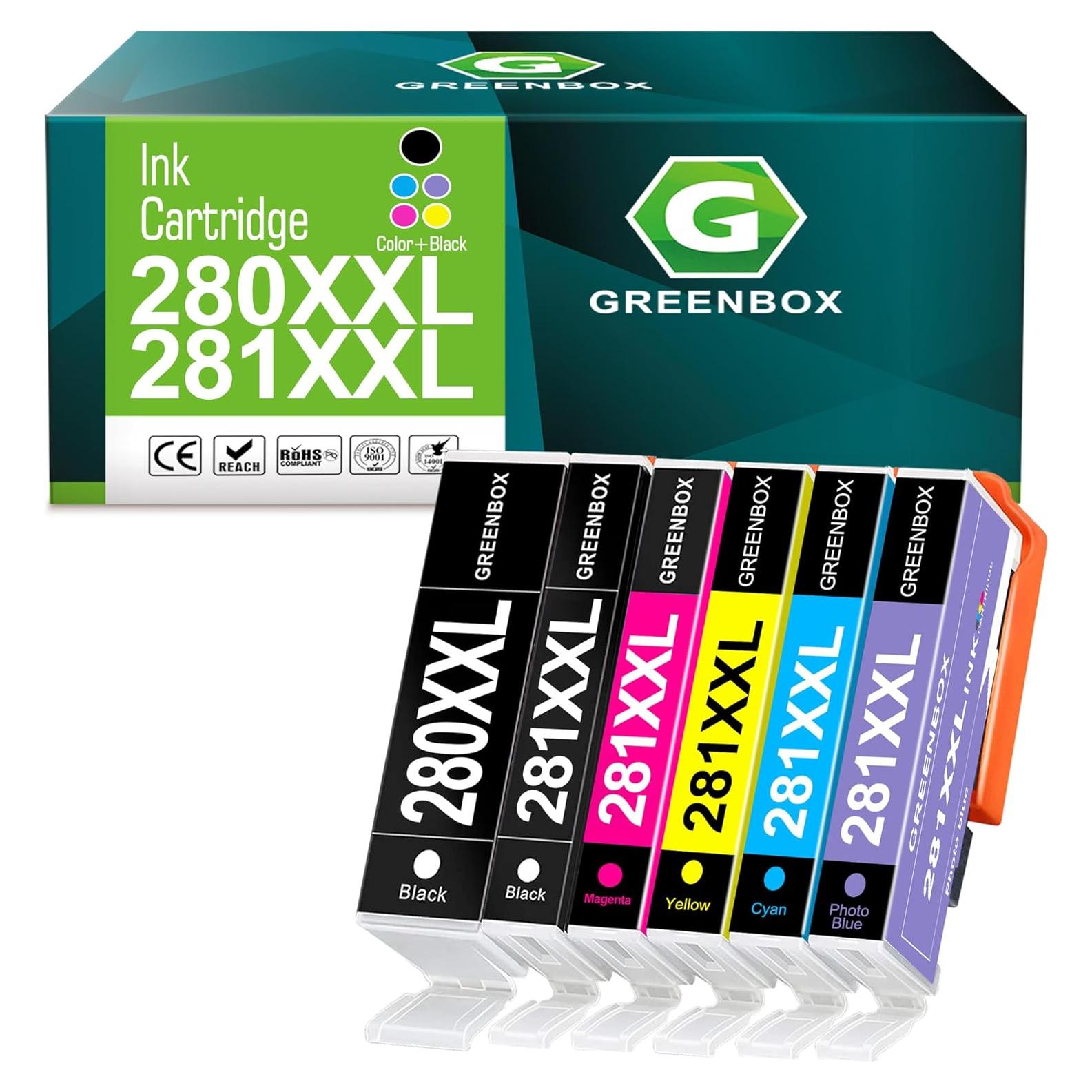 Cartucho de Tinta Compatible GREENBOX para Canon 280 281 XXL