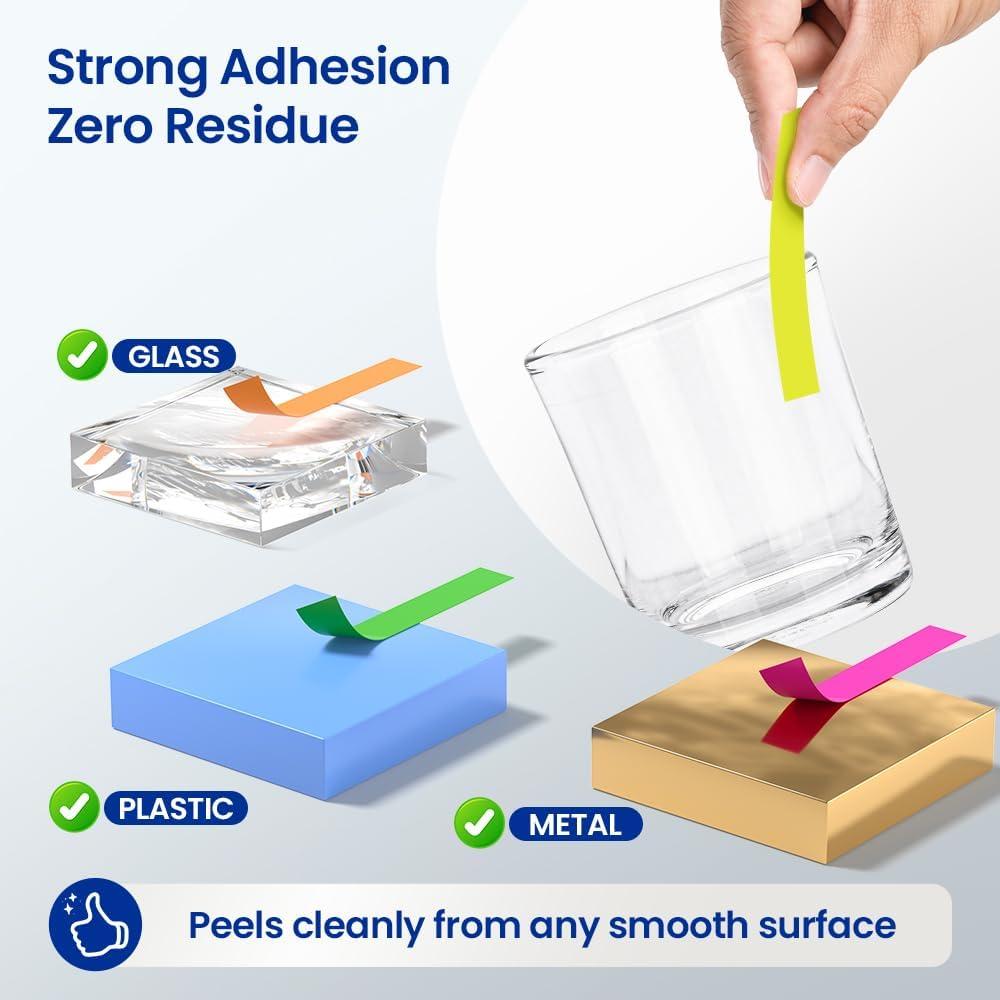 Paquete de 5 Cintas Etiquetadora Dymo Letratag 12mm Plástico