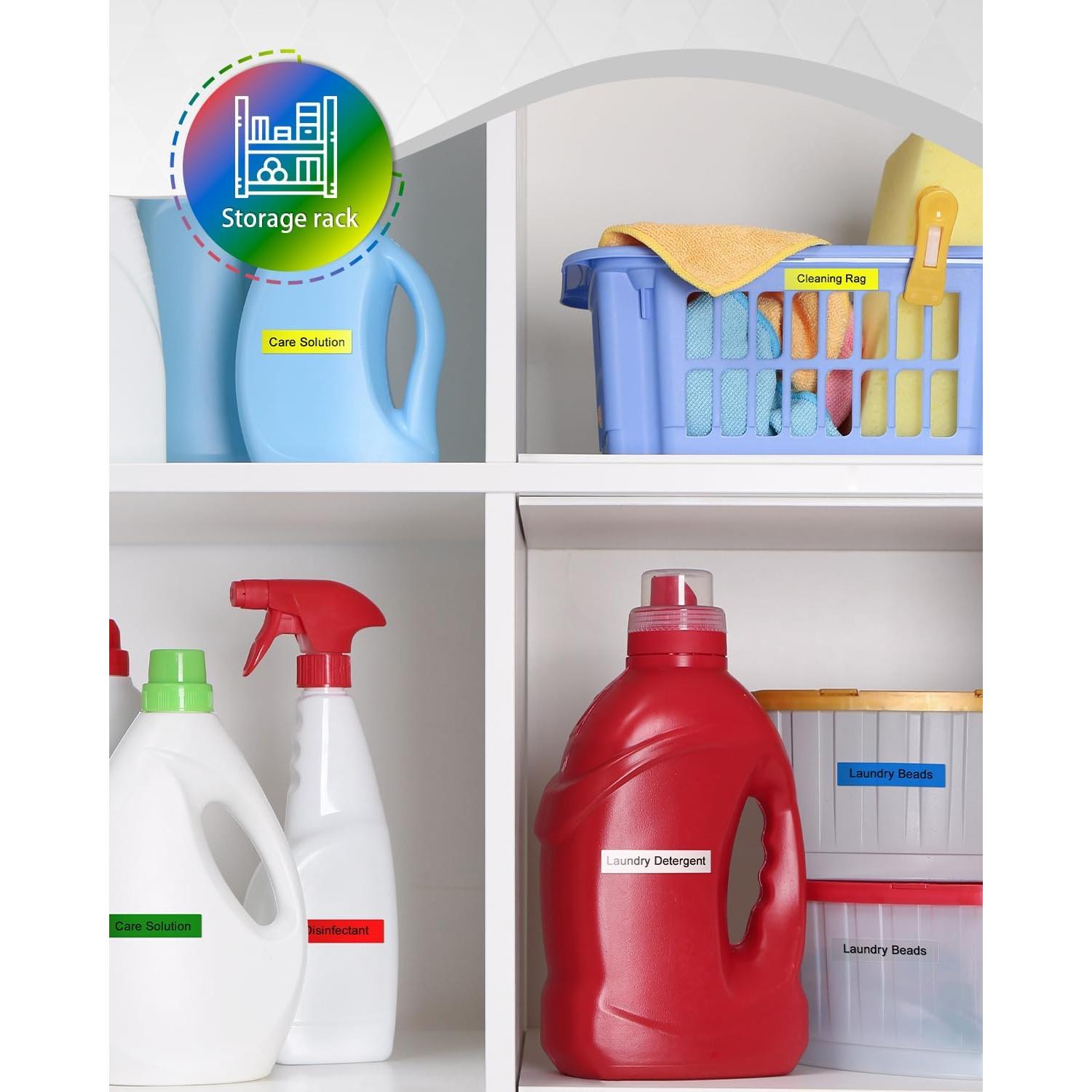 Cinta de Etiqueta Anycolor Dymo D1 6-Pack 12mm x 7m