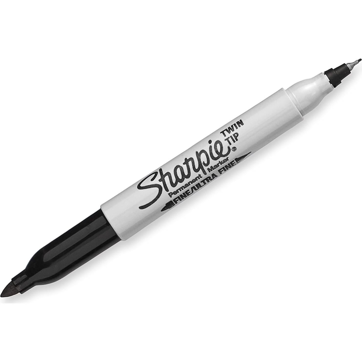 Marcadores Permanentes Sharpie Punta Doble Negro 4 Unidades
