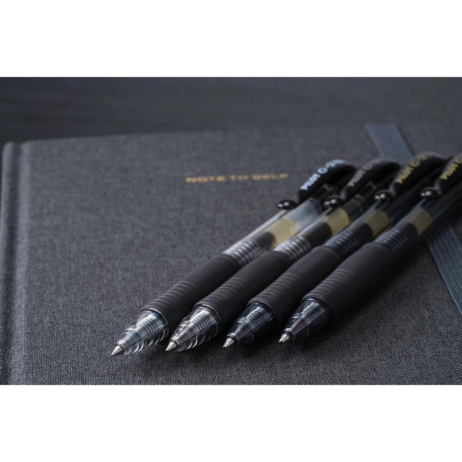 Bolígrafos de Gel Pilot G2, 12 Unidades, Tinta Negra, Punta 1.0mm