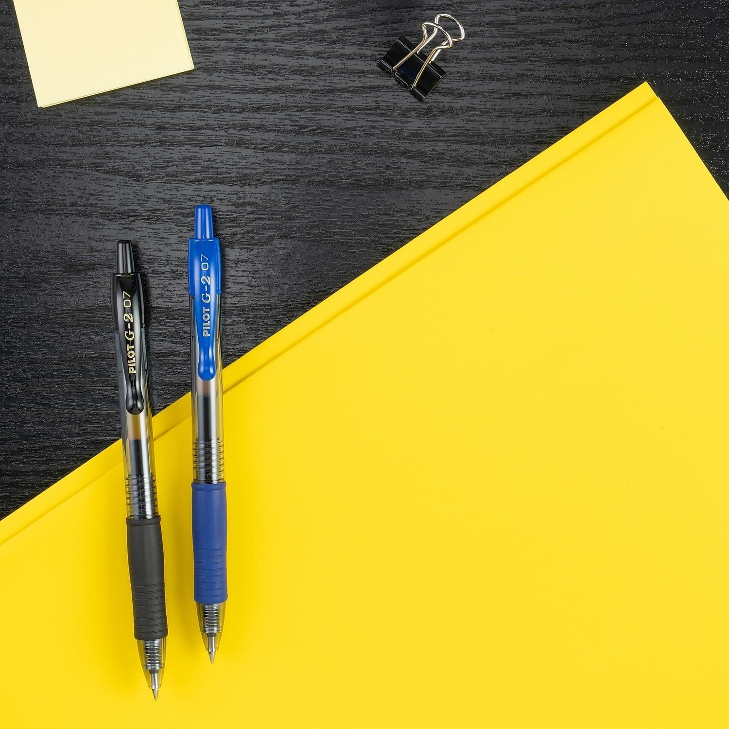 Bolígrafo de Gel Retráctil Pilot G2 0.7mm Azul 36 Unidades