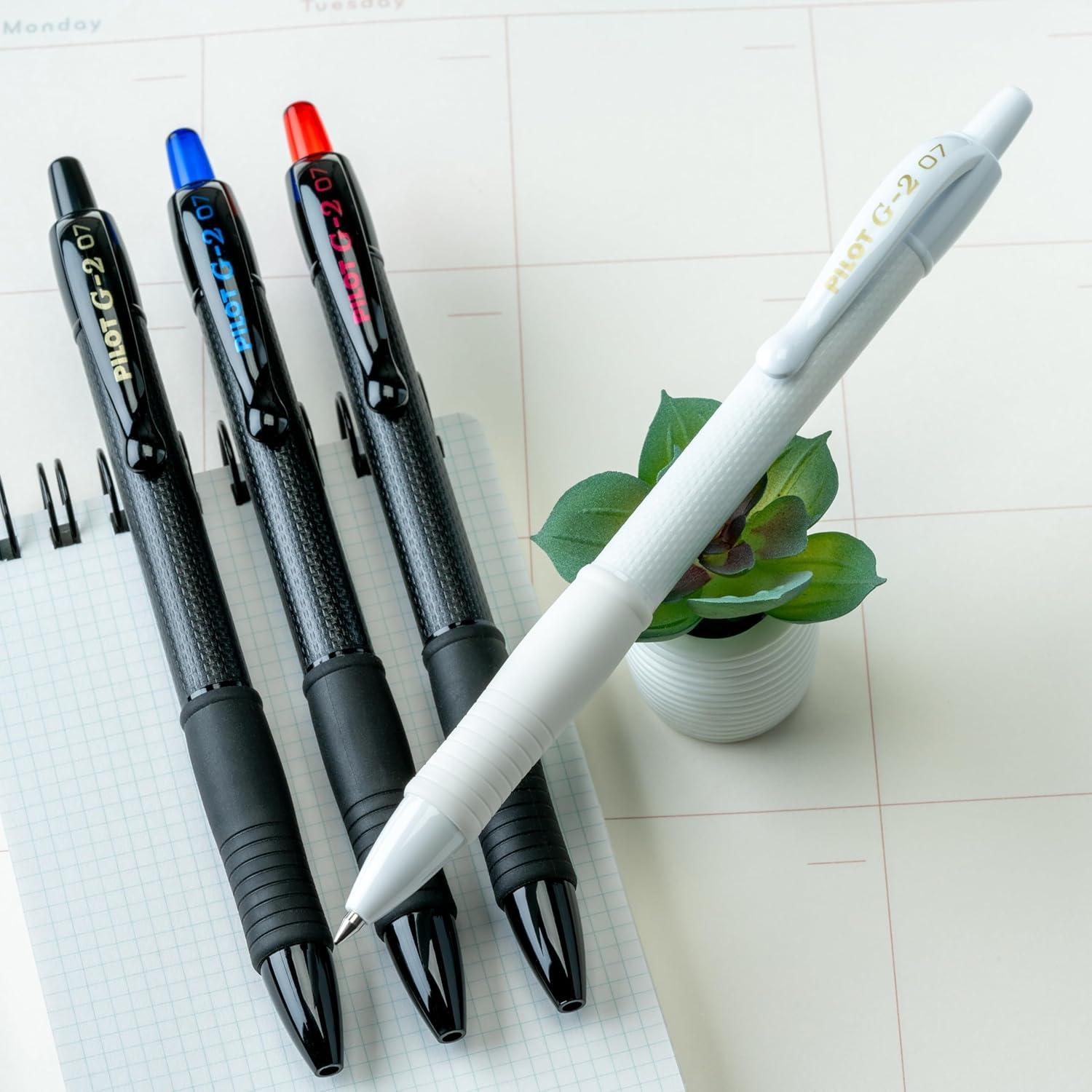 Bolígrafos de Gel Premium PILOT G2 Edge 8ct Punta Fina 0.7mm