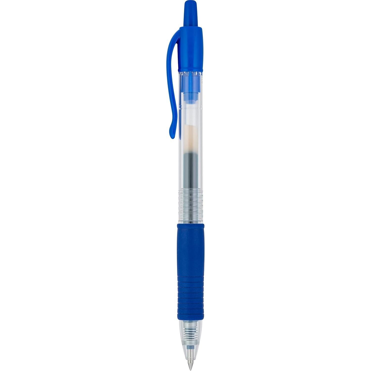 Bolígrafos de Gel Pilot G2 Ultra Fina 0.38mm Tinta Azul Paquete 6