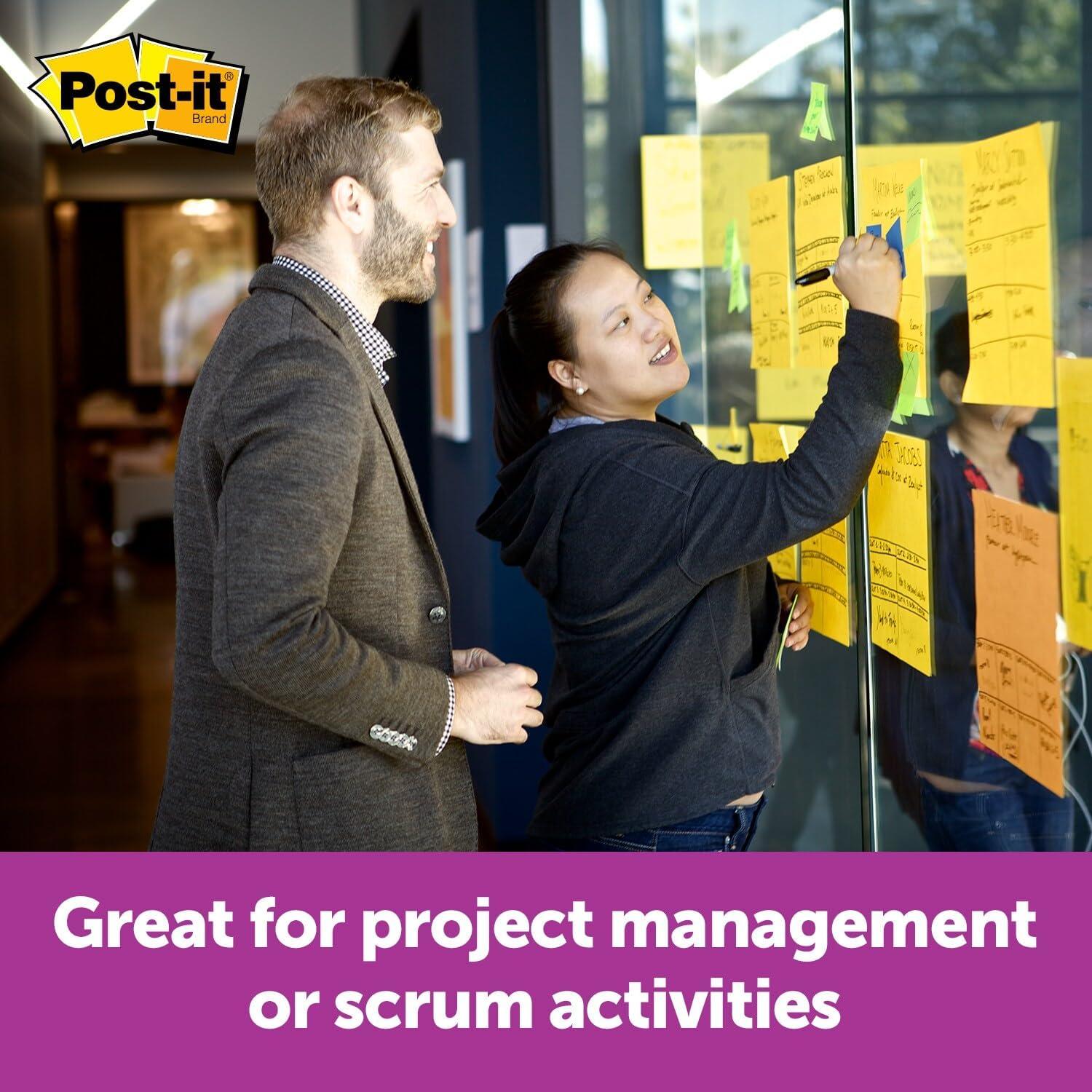 Notas Grandes Super Adhesivas Post-it 28x28 cm Verde Neón