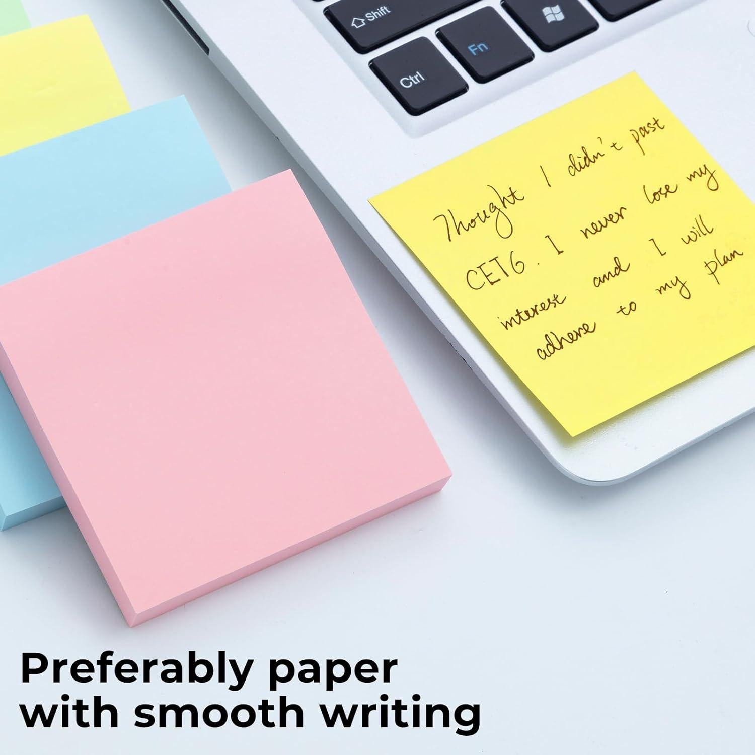 Notas Adhesivas M&G 3x3" 4 Colores Brillantes 400 Hojas