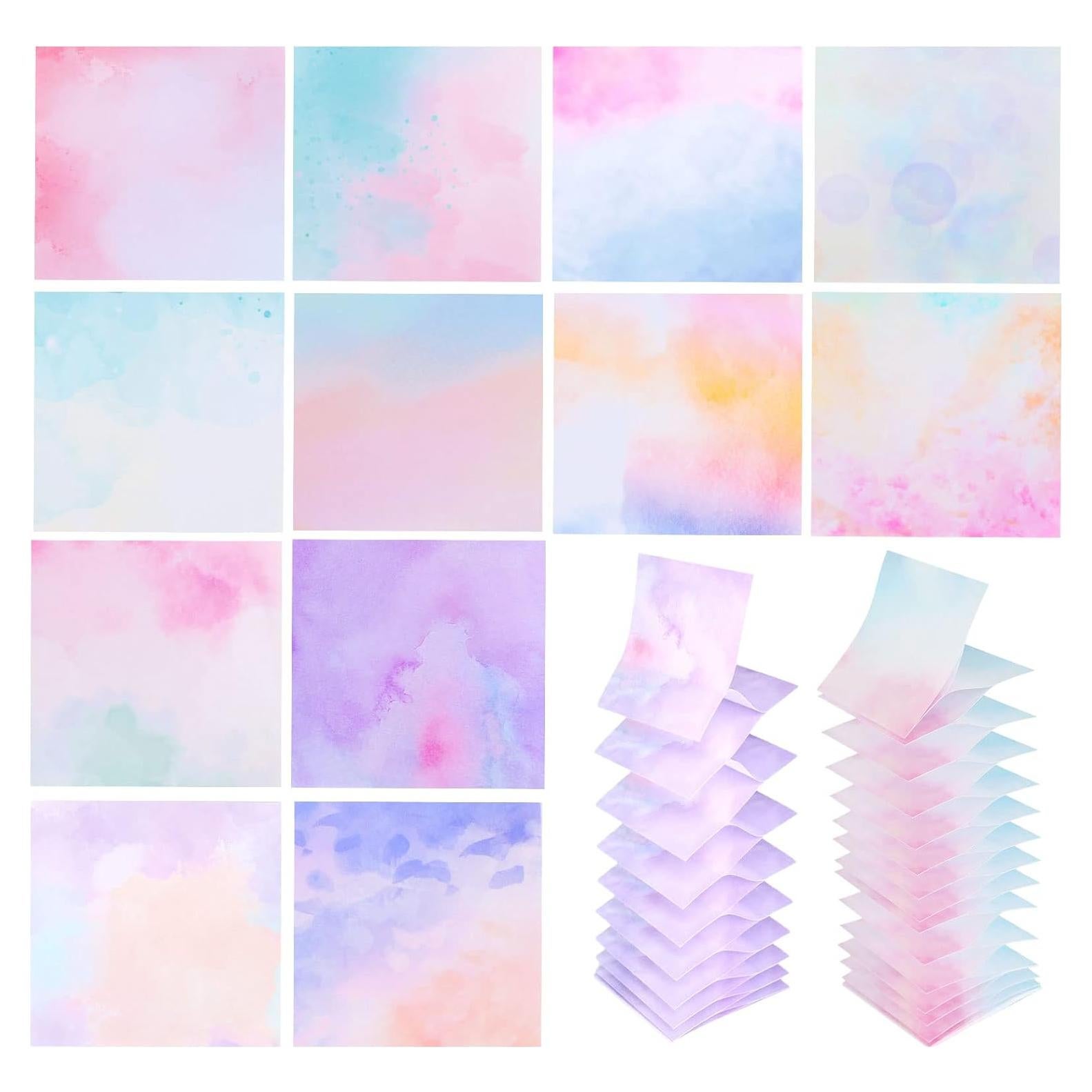 Notas Adhesivas Emergentes FASBET 7.5x7.5 cm 12 Pads Multicolor