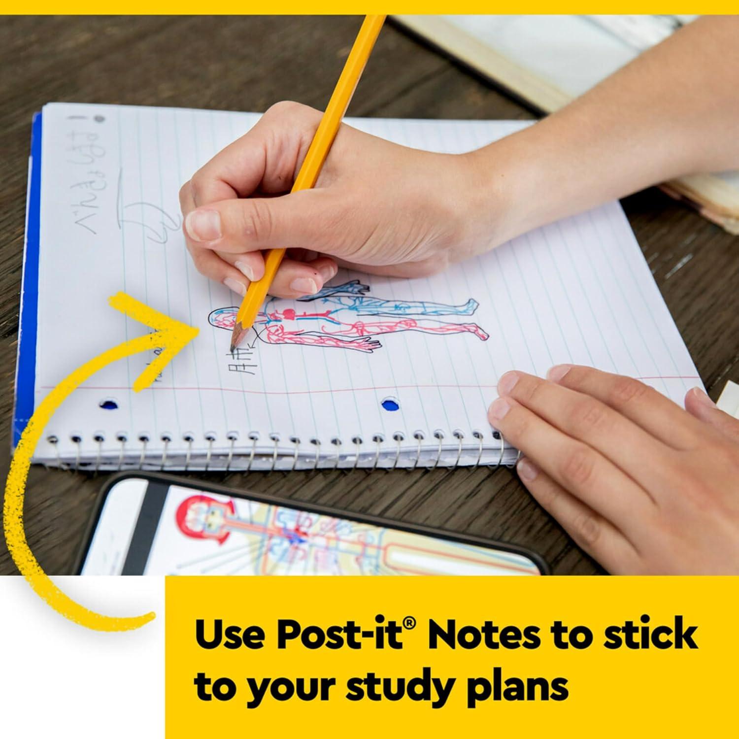 Notas Adhesivas Transparentes Post-it 7.1 cm 8 Paquetes 36 Hojas